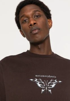 YOURTURN Unisex - T-Shirt Print -Dark Brown -Kledingwinkel 02e4d60f13f94c1fafeeb82f0a656834