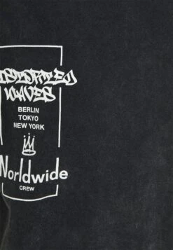 YOURTURN Print Wash Unisex - T-Shirt Print - Black -Kledingwinkel 06943820840f4be1b34255108779d04e