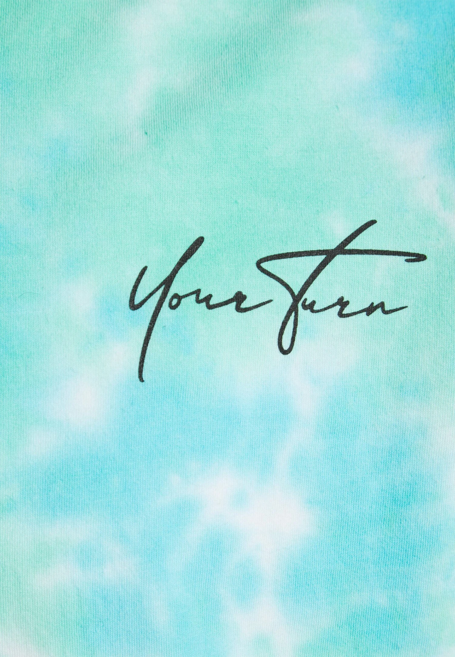 YOURTURN Unisex - T-Shirt Print - Blue/Green 3 YOURTURN Unisex - T-Shirt Print - Blue/Green - Afbeelding 3