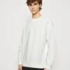 YOURTURN Tribal Embossed Unisex - Sweater - Off White