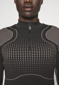 YOURTURN Jaquard Sports Unisex - Longsleeve - Black -Kledingwinkel 20f1c1c2c1c54ee08c32897a78968a2a