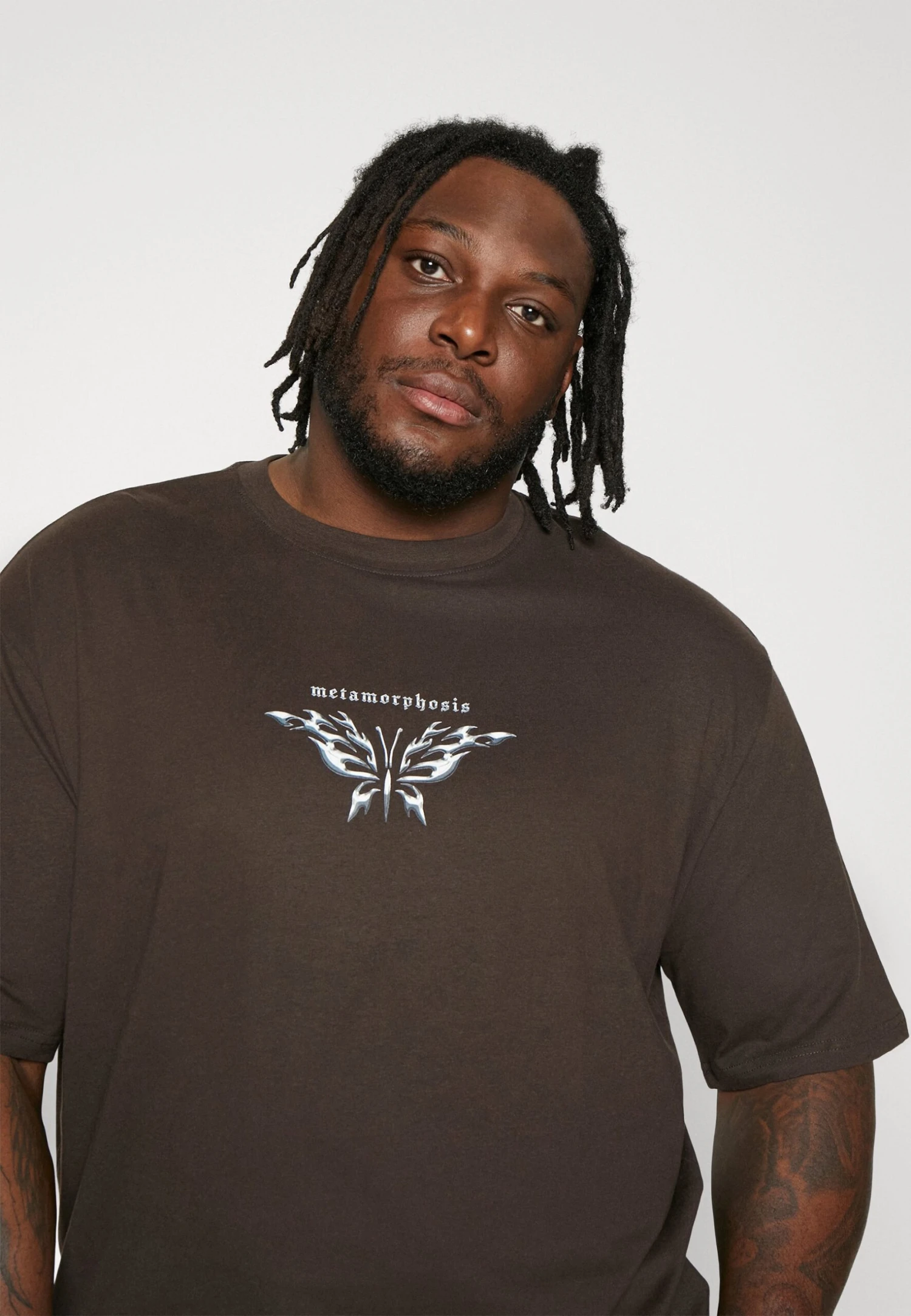 YOURTURN T-Shirt Print - Brown 4 YOURTURN T-Shirt Print - Brown - Afbeelding 4