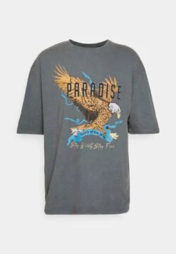 YOURTURN Unisex - T-Shirt Print - Mottled Black -Kledingwinkel 28d215fc6f2b4e13857e1ab0f19ccd6a