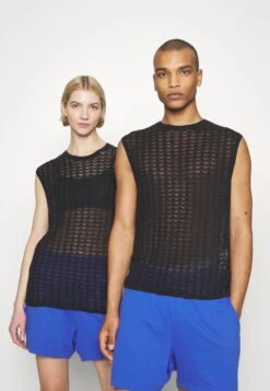 YOURTURN Sheer- Trui - Black