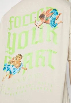 YOURTURN Unisex - T-Shirt Print - Beige -Kledingwinkel 2f9ccbadf23e42bb865ba59dce3ca7cd