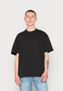 YOURTURN Heavy Weight Tee Unisex - T-Shirt Basic - Black