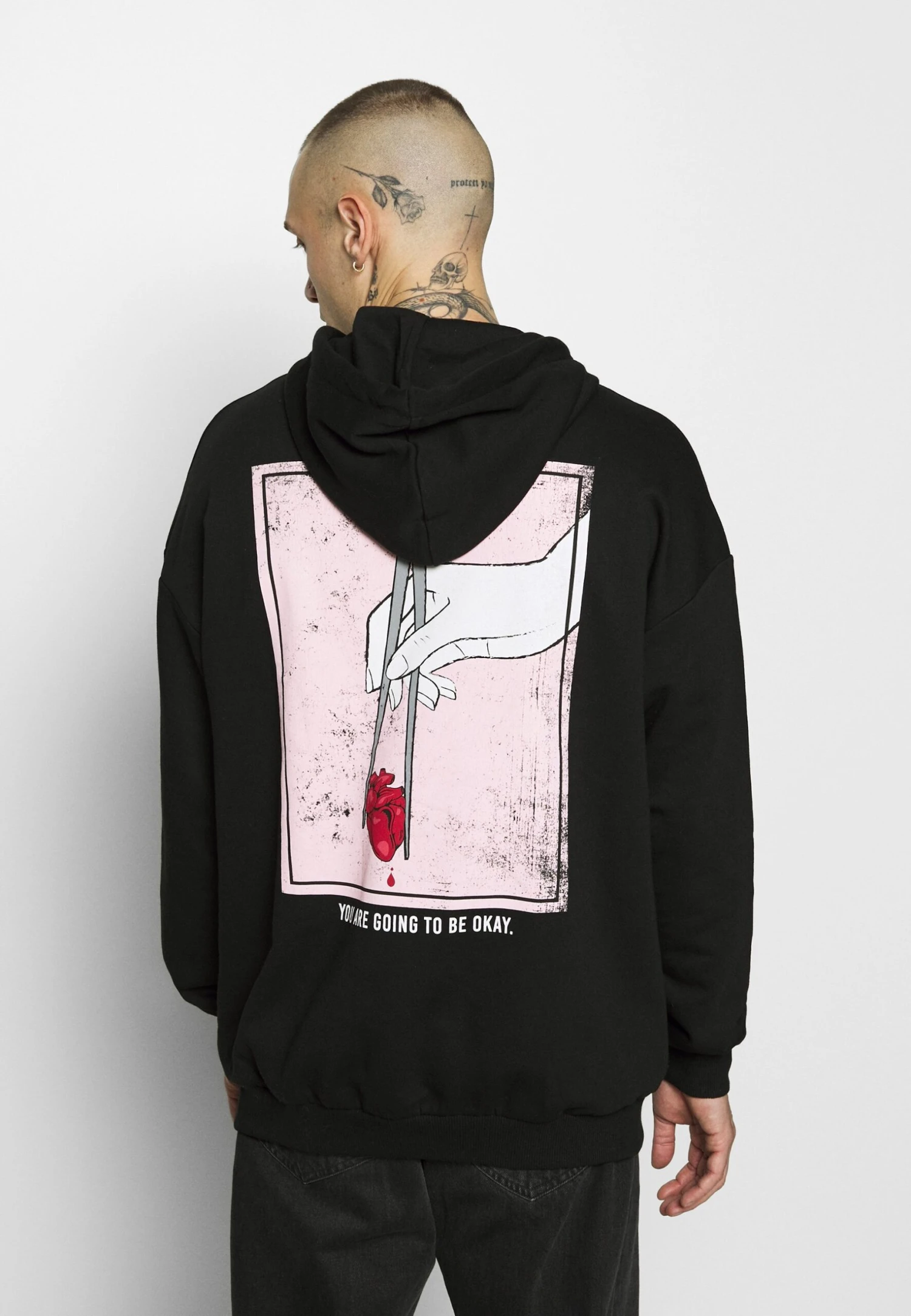 YOURTURN Hoodie - Black 3 YOURTURN Hoodie - Black - Afbeelding 3