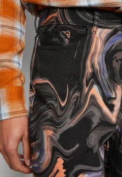 YOURTURN Phluid Unisex - Relaxed Fit Jeans - Black Denim -Kledingwinkel 3661d88e04df46478cab0ff3f53cc34b