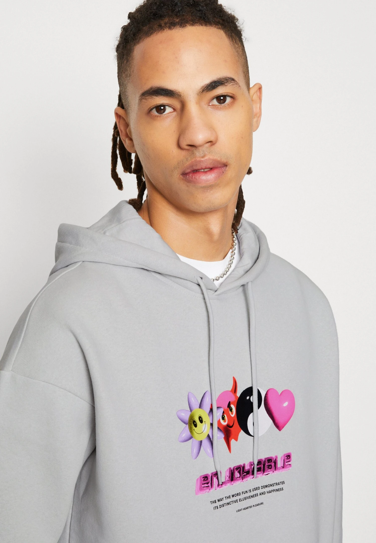 YOURTURN Unisex - Hoodie - Grey 4 YOURTURN Unisex - Hoodie - Grey - Afbeelding 4