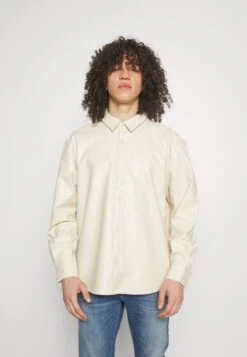 YOURTURN Unisex - Imitatieleren Jas - Beige