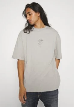 YOURTURN Unisex - T-Shirt Print - Dark Grey -Kledingwinkel 40be2fa0fa494771ade580b977894c8b