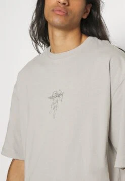 YOURTURN Unisex - T-Shirt Print - Dark Grey -Kledingwinkel 42240957253649e69b9139233ad92560