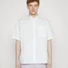 YOURTURN Plain Boxi Fit Unisex - Overhemd -White