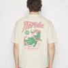 YOURTURN Crocodile Florida Graphic Tee Unisex- T-Shirt Print - Beige