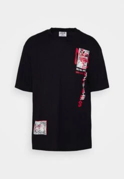 YOURTURN Licence Spierman Graphic - T-Shirt Print - Black