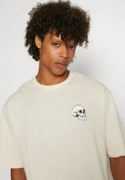YOURTURN SkullGraphic- T-Shirt Print - Beige -Kledingwinkel 51933a913e1d4c3a999b17b2e224b5c5