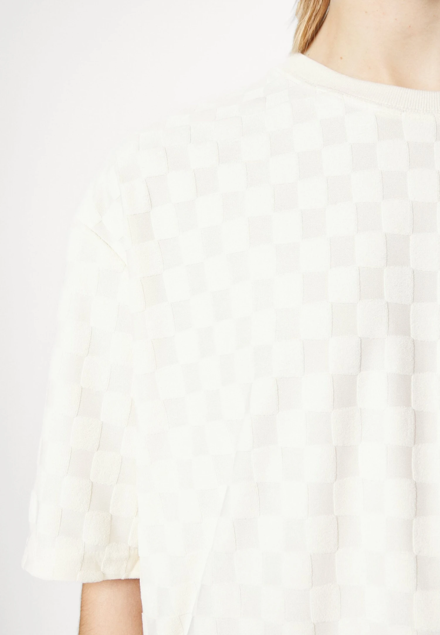 YOURTURN Unisex - T-Shirt Print - Off-White 6 YOURTURN Unisex - T-Shirt Print - Off-White - Afbeelding 6