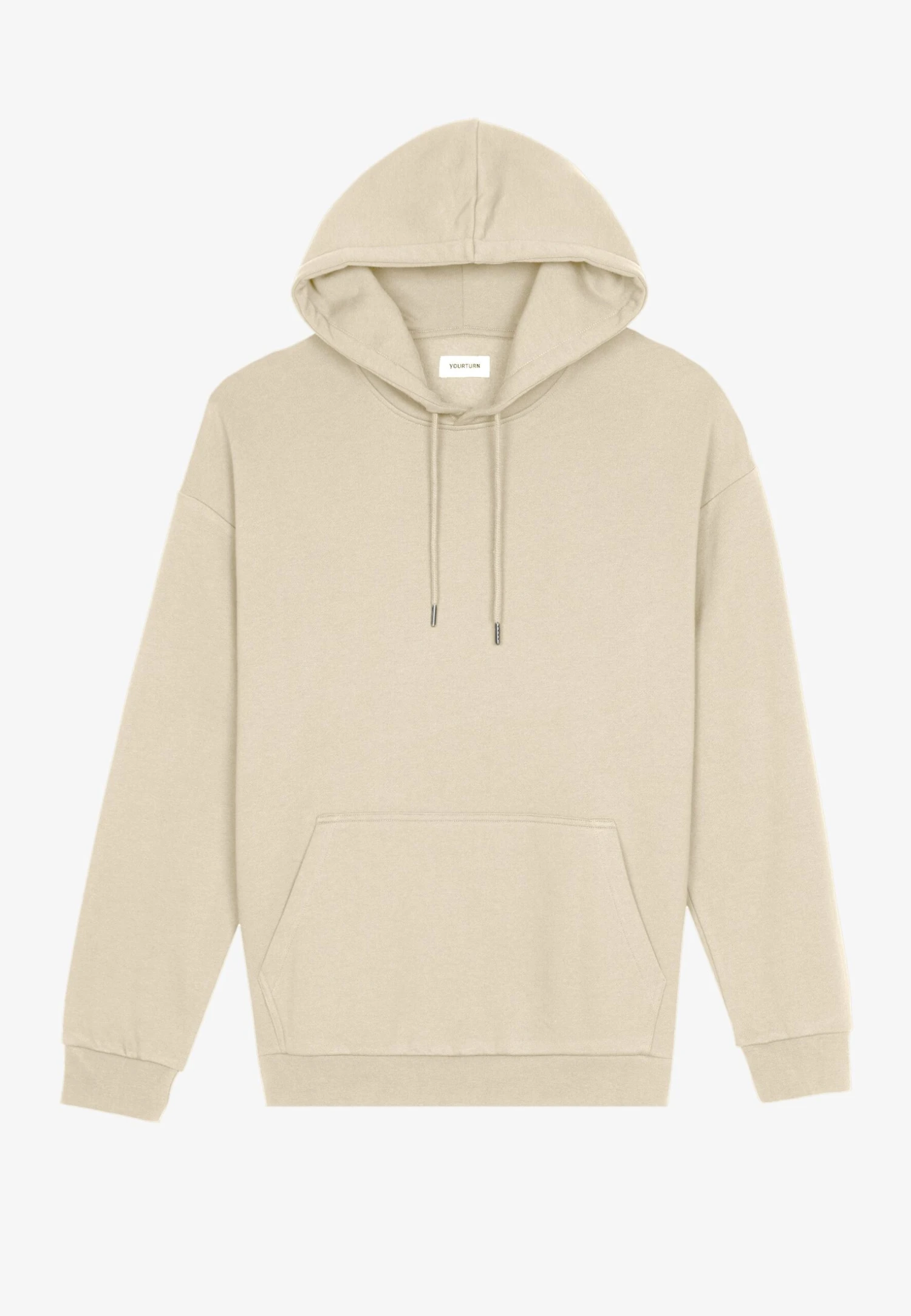 YOURTURN Unisex - Hoodie - Beige 4 YOURTURN Unisex - Hoodie - Beige - Afbeelding 4