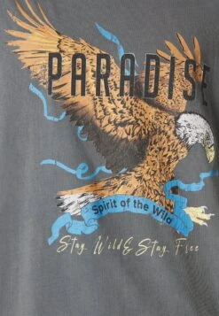 YOURTURN Unisex - T-Shirt Print - Mottled Black -Kledingwinkel 573becdabc2c4eb99d660cf9b88838b9