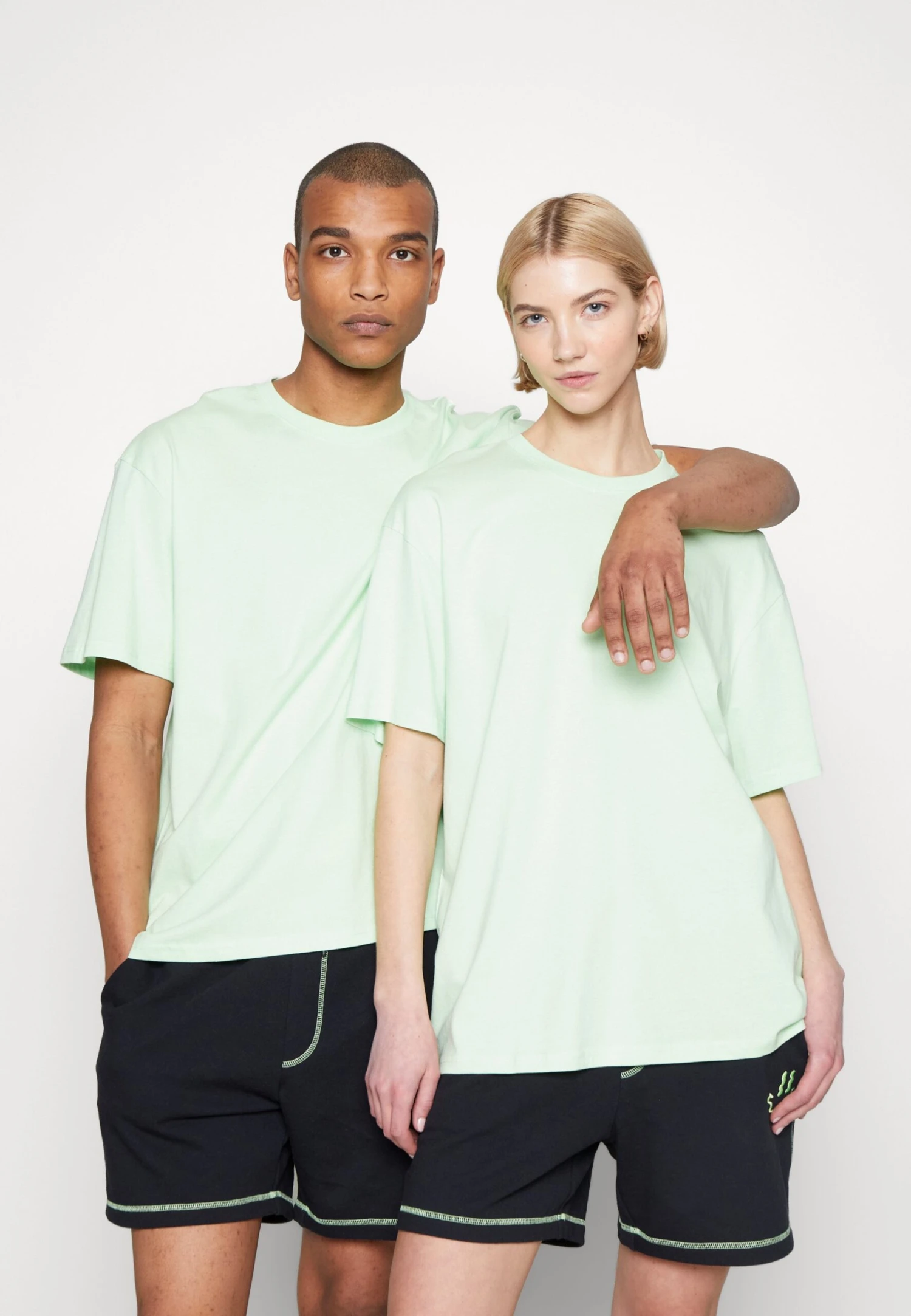 YOURTURN Unisex - T-Shirt Print - Light Green 1 YOURTURN Unisex - T-Shirt Print - Light Green