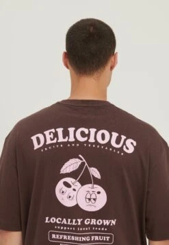 YOURTURN Unisex - T-Shirt Print - Brown -Kledingwinkel 600d46f6f1c04705bd9529850b227bdc