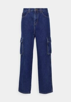 YOURTURN Cargo Denim Wide Leg Unisex - Relaxed Fit Jeans - Rinsed Denim -Kledingwinkel 6f9738103c604994b7f9621c7b4e9421