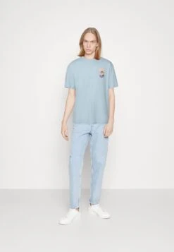 YOURTURN Unisex - T-Shirt Print - Blue -Kledingwinkel 786aea36b1be43e49a32fbc7316000c3