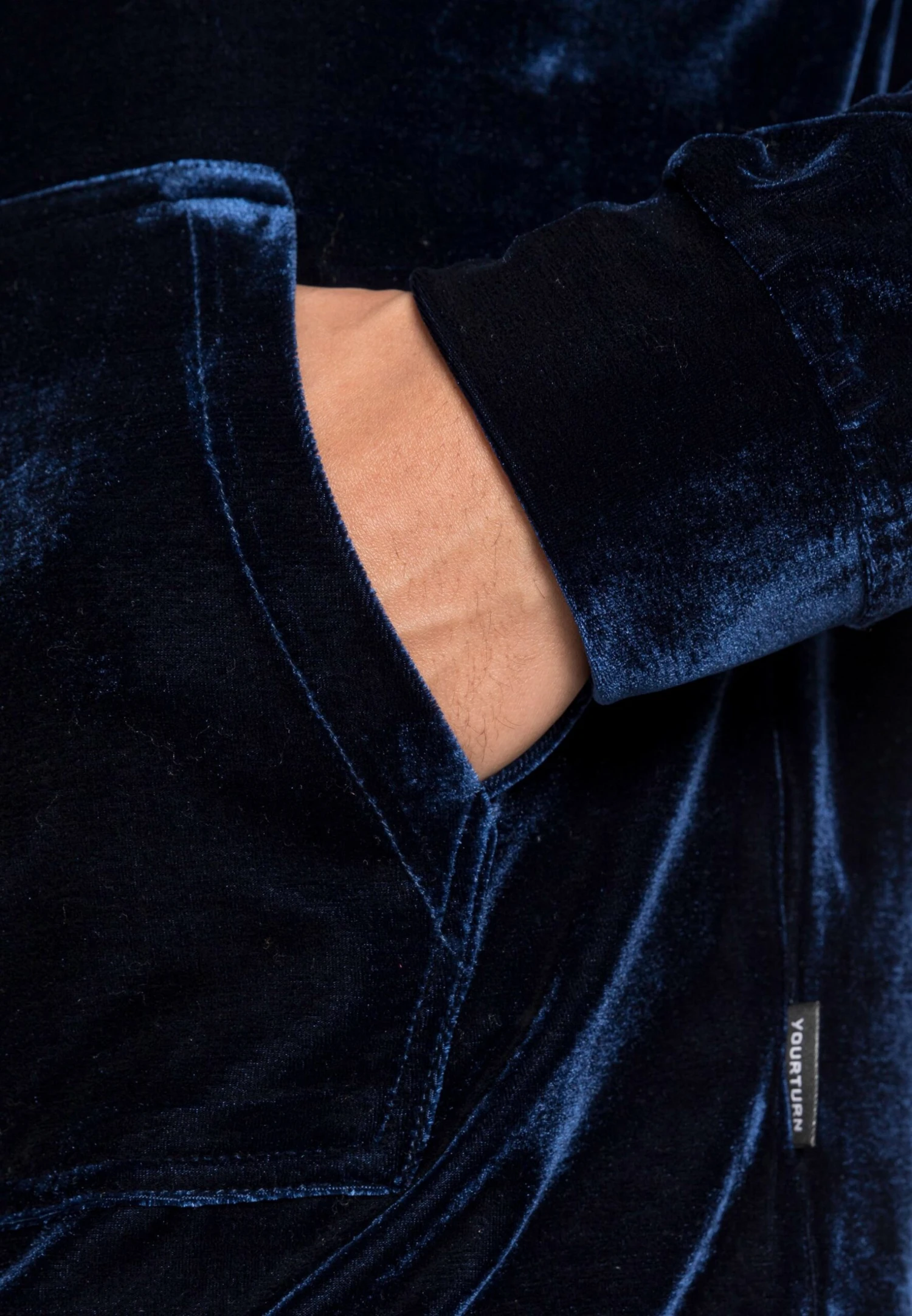 YOURTURN Festive Hoodie Unisex - Hoodie - Dark Blue 5 YOURTURN Festive Hoodie Unisex - Hoodie - Dark Blue - Afbeelding 5