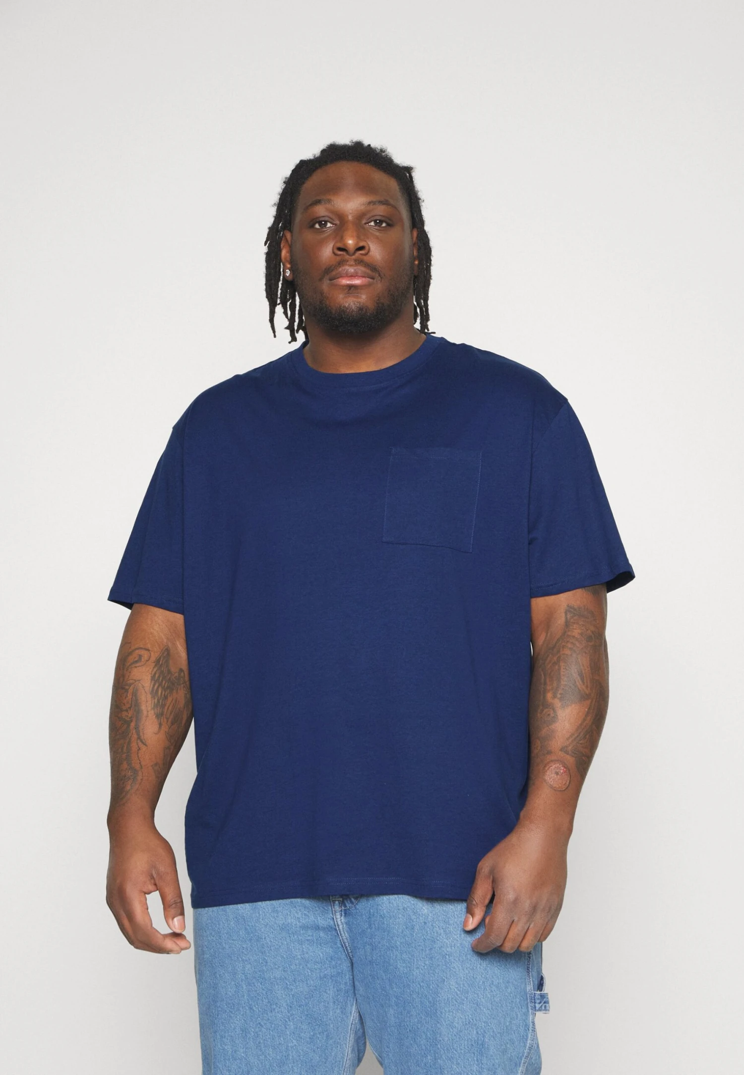 YOURTURN Unisex 2 Pack- T-Shirt Basic - Light Blue/Dark Blue 4 YOURTURN Unisex 2 Pack- T-Shirt Basic - Light Blue/Dark Blue - Afbeelding 4