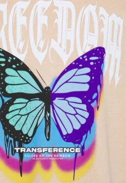 YOURTURN Unisex - T-Shirt Print - Tan -Kledingwinkel 8d497b52e0b54150a15870bfd93a2a5a