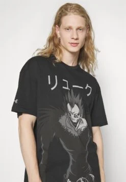 YOURTURN Death Note Unisex - T-Shirt Print - Black -Kledingwinkel 8fe821b1df3f445cb51c82449356a87a