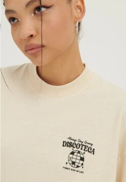 YOURTURN Unisex - T-Shirt Print - Mottled Light Brown -Kledingwinkel 941aa9d5ee30436d949c8e1dc9b62969