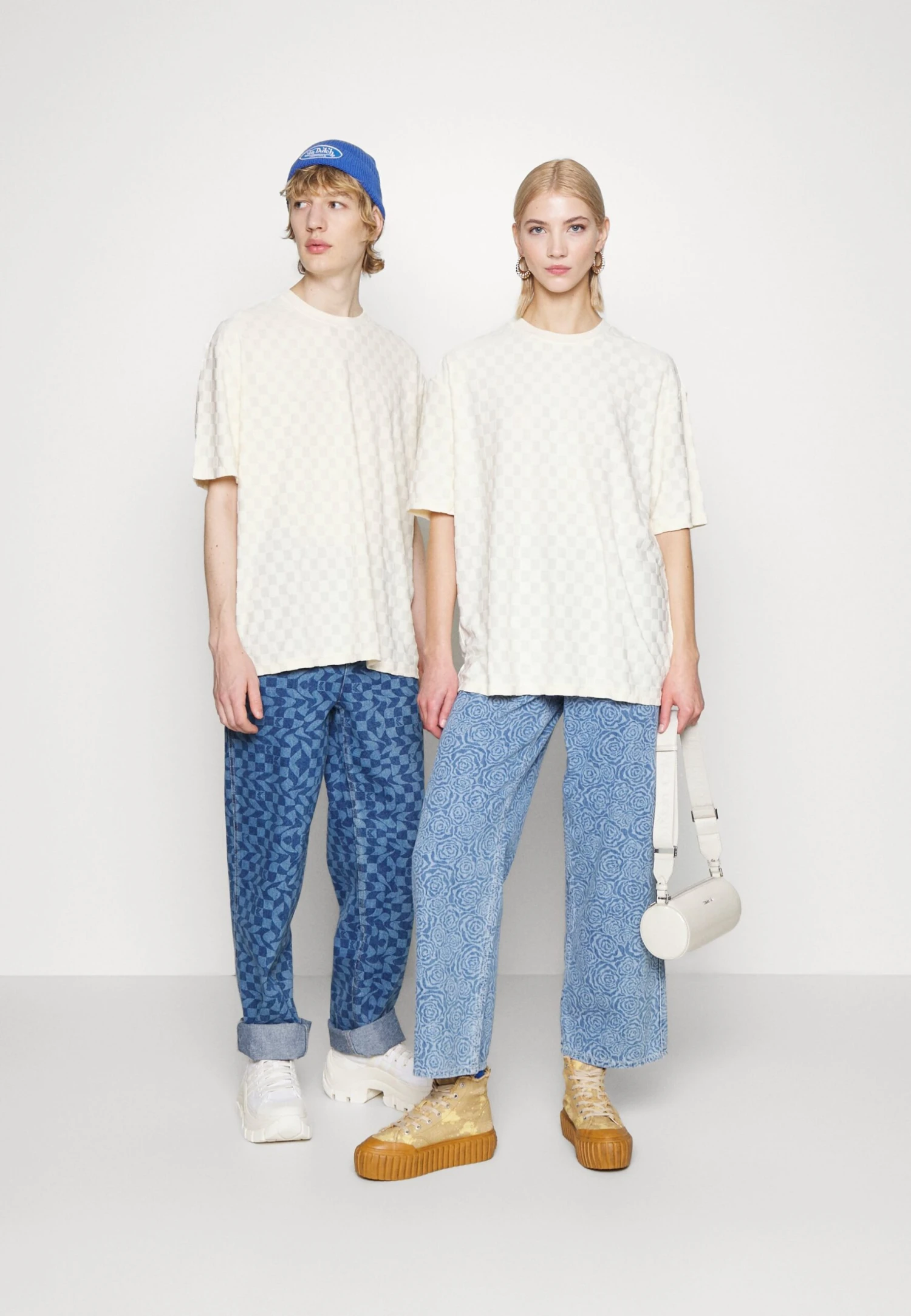 YOURTURN Unisex - T-Shirt Print - Off-White 2 YOURTURN Unisex - T-Shirt Print - Off-White - Afbeelding 2