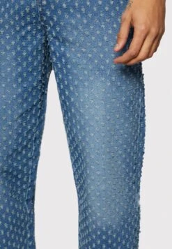 Phluid Project X Yourturn - Heavily Distressed - Relaxed Fit Jeans - Blue Denim -Kledingwinkel a0070dfe3b3040e2bbfb1907bb222cd6