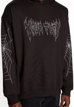 YOURTURN Spiderweb Unisex - Hoodie - Black -Kledingwinkel afe21cd0329e4bfcb83f5d5f8a79b3e9