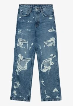 YOURTURN Unisex - Relaxed Fit Jeans - Light Blue Denim -Kledingwinkel b86d37982311469cbf7a594c73bfe557