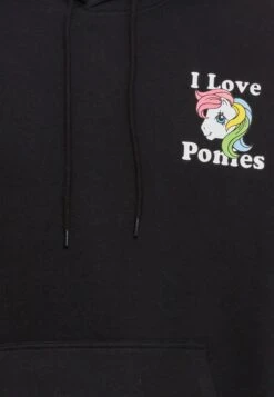 YOURTURN My Little Pony Unisex - Hoodie - Black -Kledingwinkel bd5db644822944fca48a2d7a2aac5e03