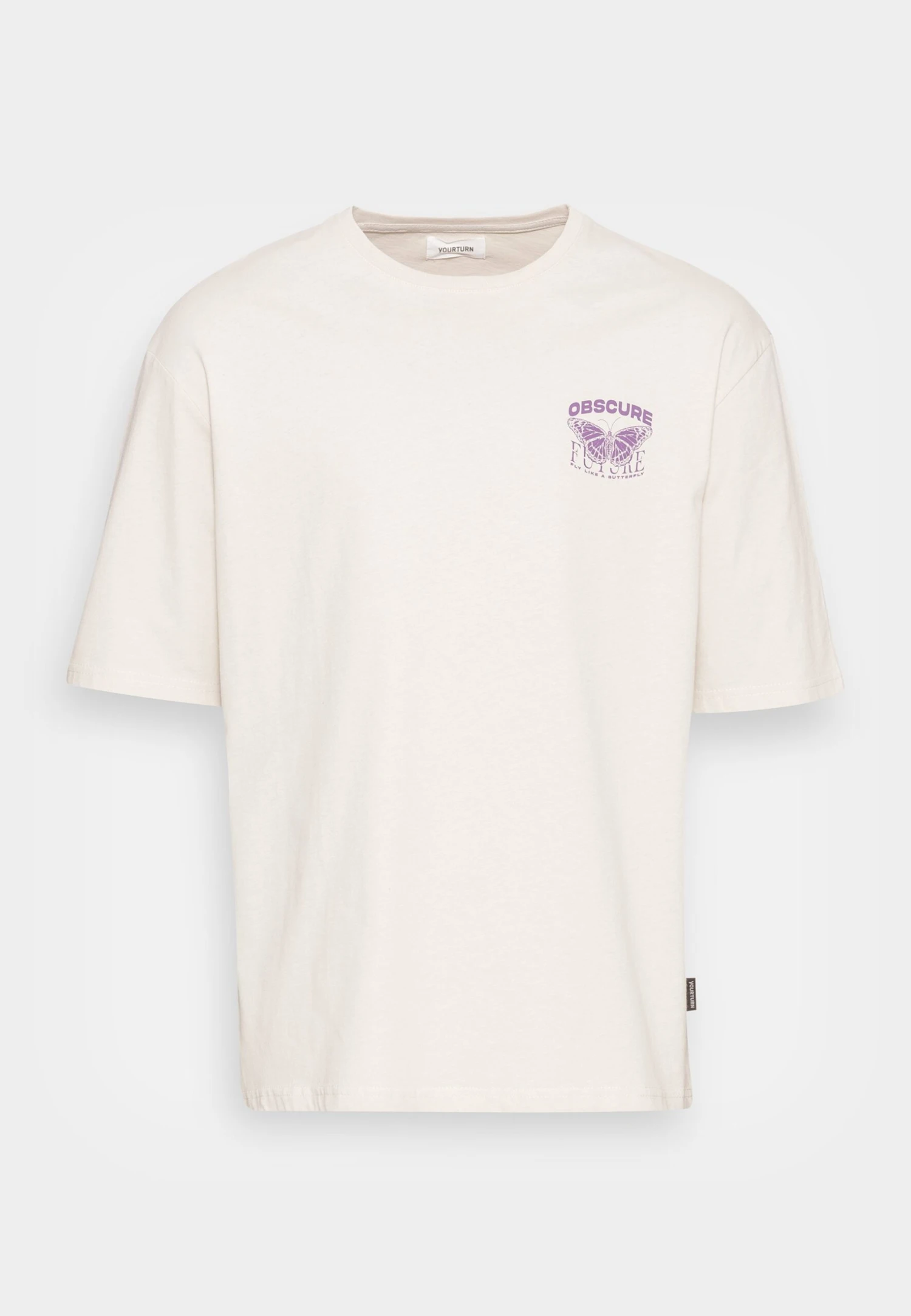 YOURTURN Nostalgia Future Tee Unisex - T-Shirt Print - Grey 4 YOURTURN Nostalgia Future Tee Unisex - T-Shirt Print - Grey - Afbeelding 4