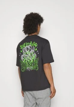 YOURTURN Snake Desire Tee Unisex - T-Shirt Print - Dark Grey -Kledingwinkel c10a5b67c1d54582948d04288bb72d47