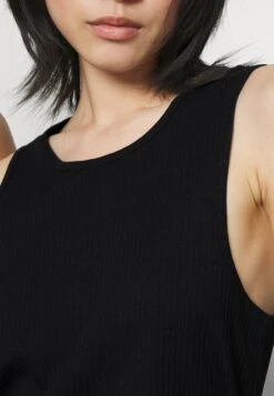 YOURTURN Slim Fit Ribbed Tank Unisex 2 Pack- Top - White/Black -Kledingwinkel c2dda1946bca49899395d87f3ae4afba