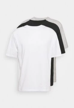 YOURTURN 3Pack Unisex - T-Shirt Basic - Black/Light Grey/White -Kledingwinkel c411850a0b8a439bac75b0aaae65510a