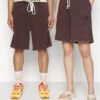 YOURTURN Unisex - Shorts - Dark Brown