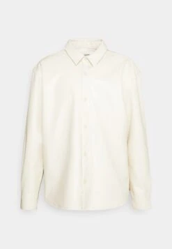 YOURTURN Unisex - Imitatieleren Jas - Beige -Kledingwinkel c6cb063c676b4fd68f707b4c1cfdb5d9