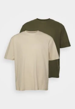 YOURTURN Unisex - T-Shirt Basic -Light Green/ Off-White -Kledingwinkel c79586a67b644f9d8df9dcf9e2af5ece