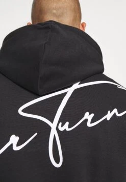 YOURTURN Bold Script Hoodie Unisex - Sweater - Black -Kledingwinkel c96b8a60d5f7423b855ed3bfc843f0e2