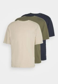 YOURTURN 3Pack Unisex - T-Shirt Basic - Olive, Beige, Dark Blue 14 YOURTURN 3Pack Unisex - T-Shirt Basic - Olive, Beige, Dark Blue -Kledingwinkel c9781a2078894637b28a4d312cb66c40