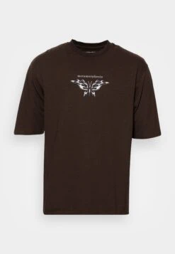 YOURTURN Unisex - T-Shirt Print -Dark Brown -Kledingwinkel ca18b6151bd04a5da1b9ef06da836250