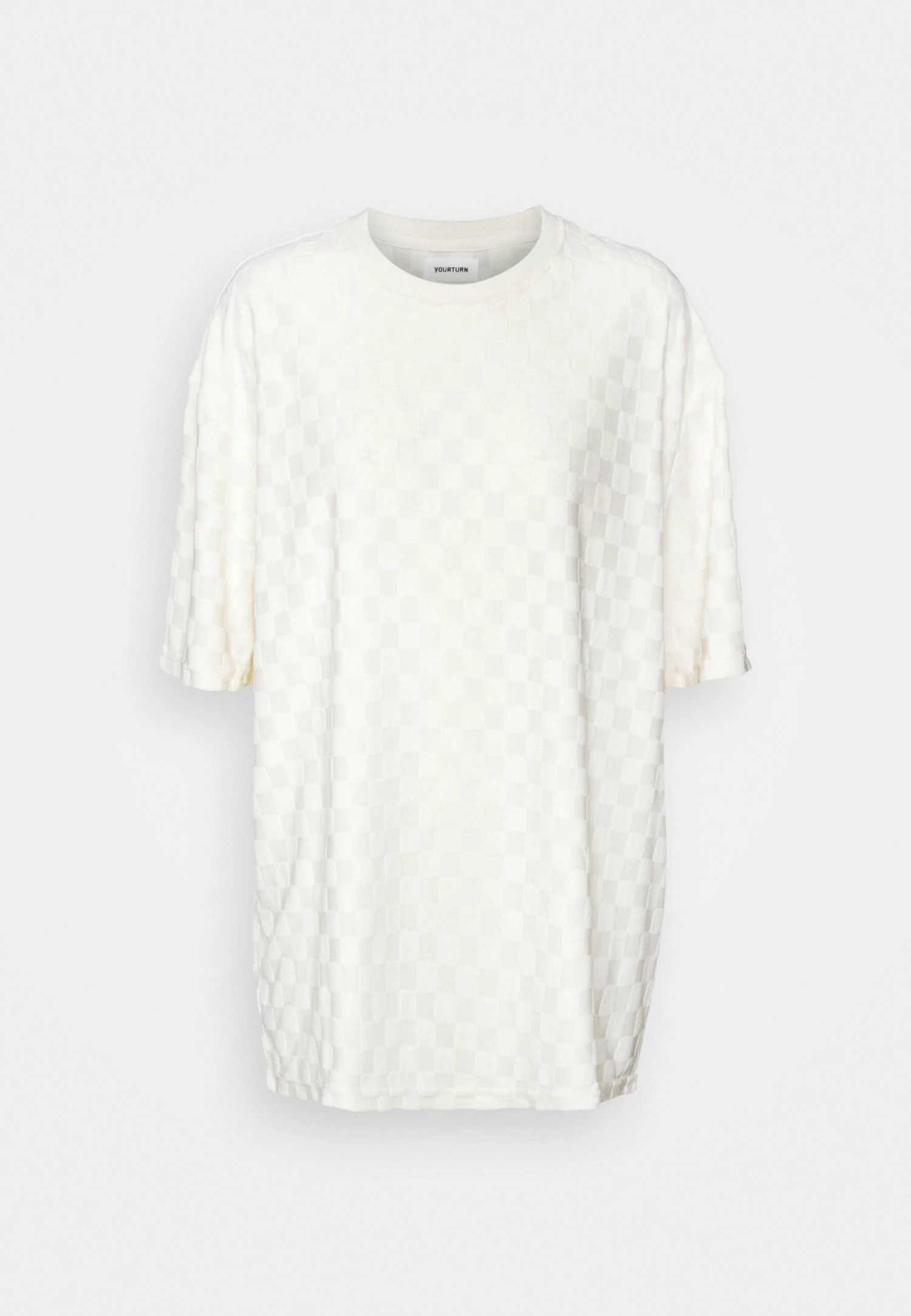 YOURTURN Unisex - T-Shirt Print - Off-White 5 YOURTURN Unisex - T-Shirt Print - Off-White - Afbeelding 5