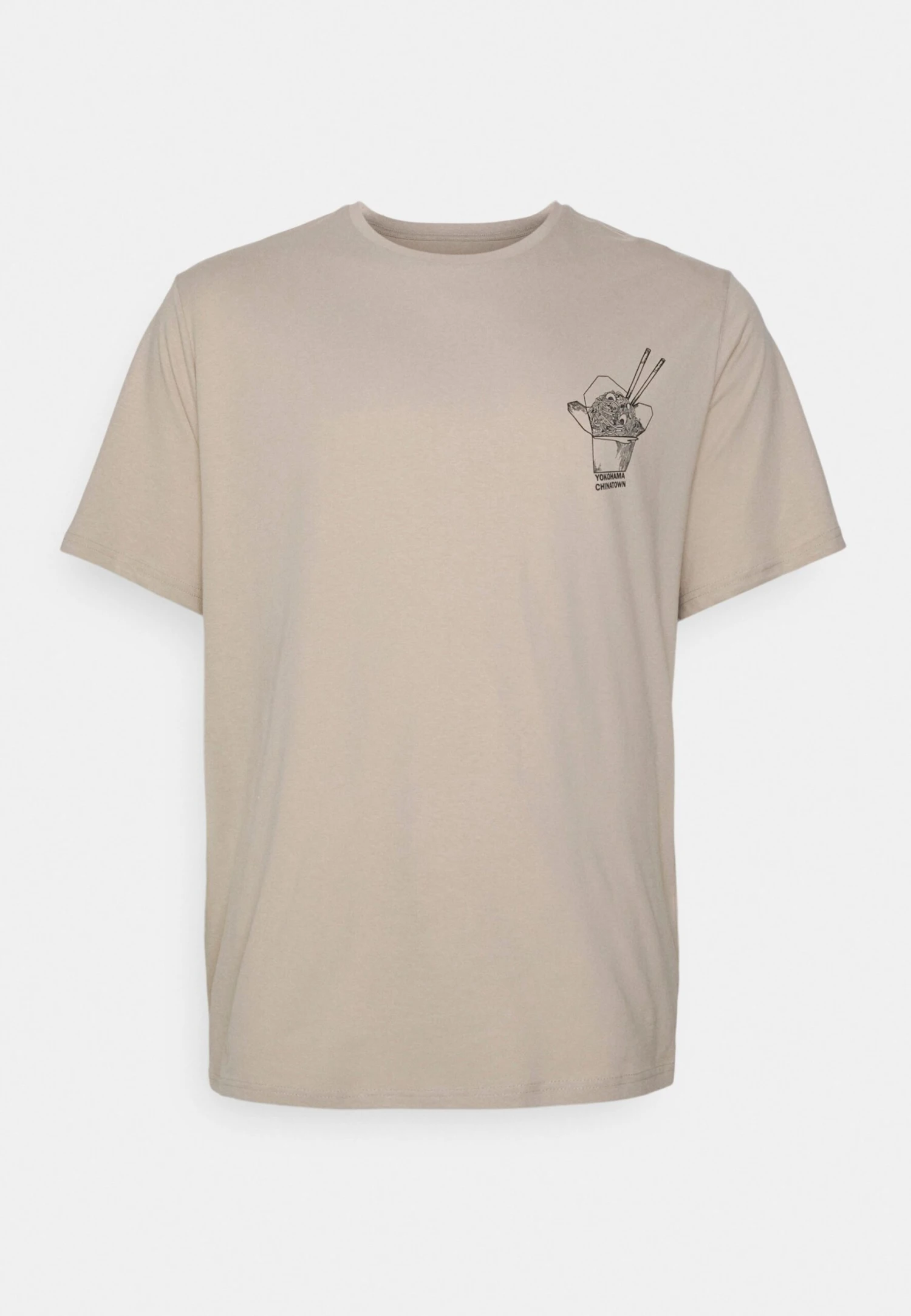 YOURTURN T-Shirt Print - Camel 2 YOURTURN T-Shirt Print - Camel - Afbeelding 2