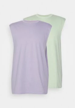 YOURTURN Unisex 2 Pack - Top - Lilac/Light Green -Kledingwinkel d2e0315a2c7747039305747e997ed191
